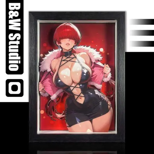 B&W Studio - King of Fighters Shermie 3D Decorative Painting