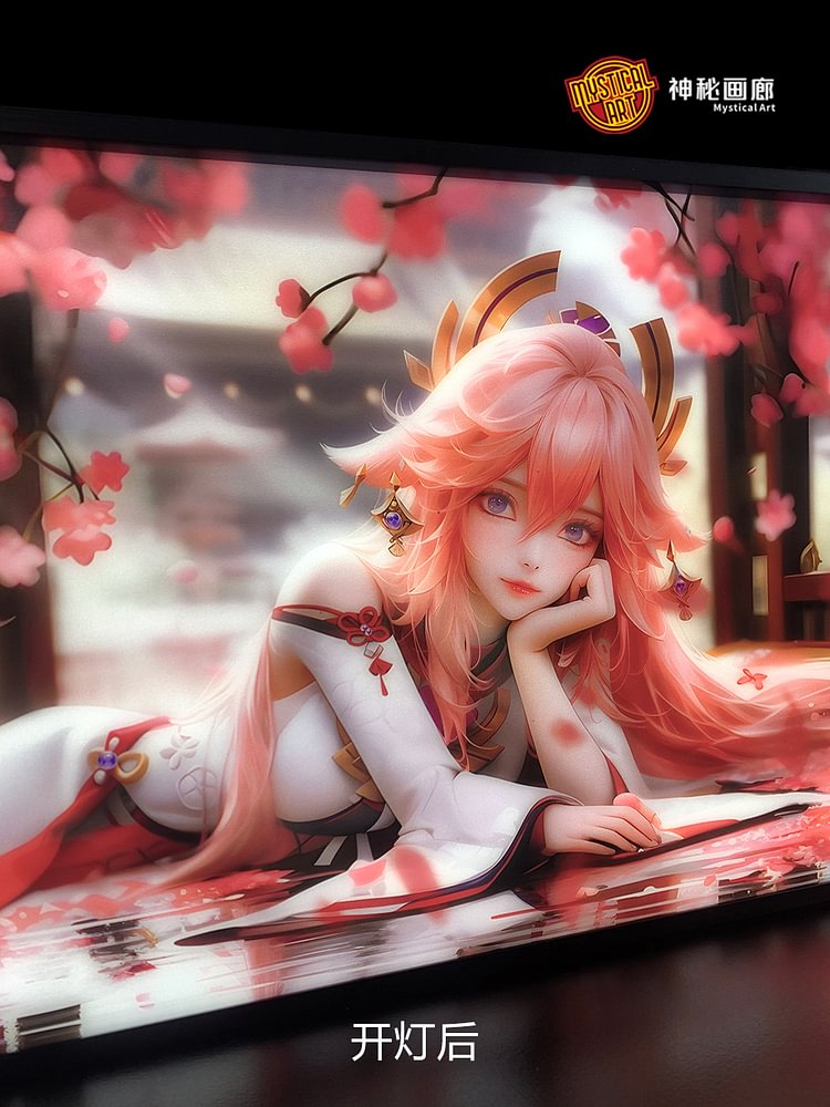 Genshin Impact - Decorative Painting of Yae Miko Scene，Mystical Art Studio -KWII-GK