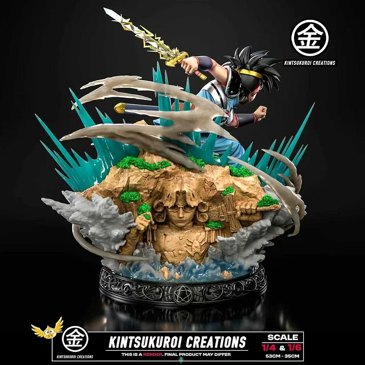 Kintsukuroi Creations - Other series - Dragon Quest Adventure of Dai with LED 1/4 & 1/6 Statue(GK)