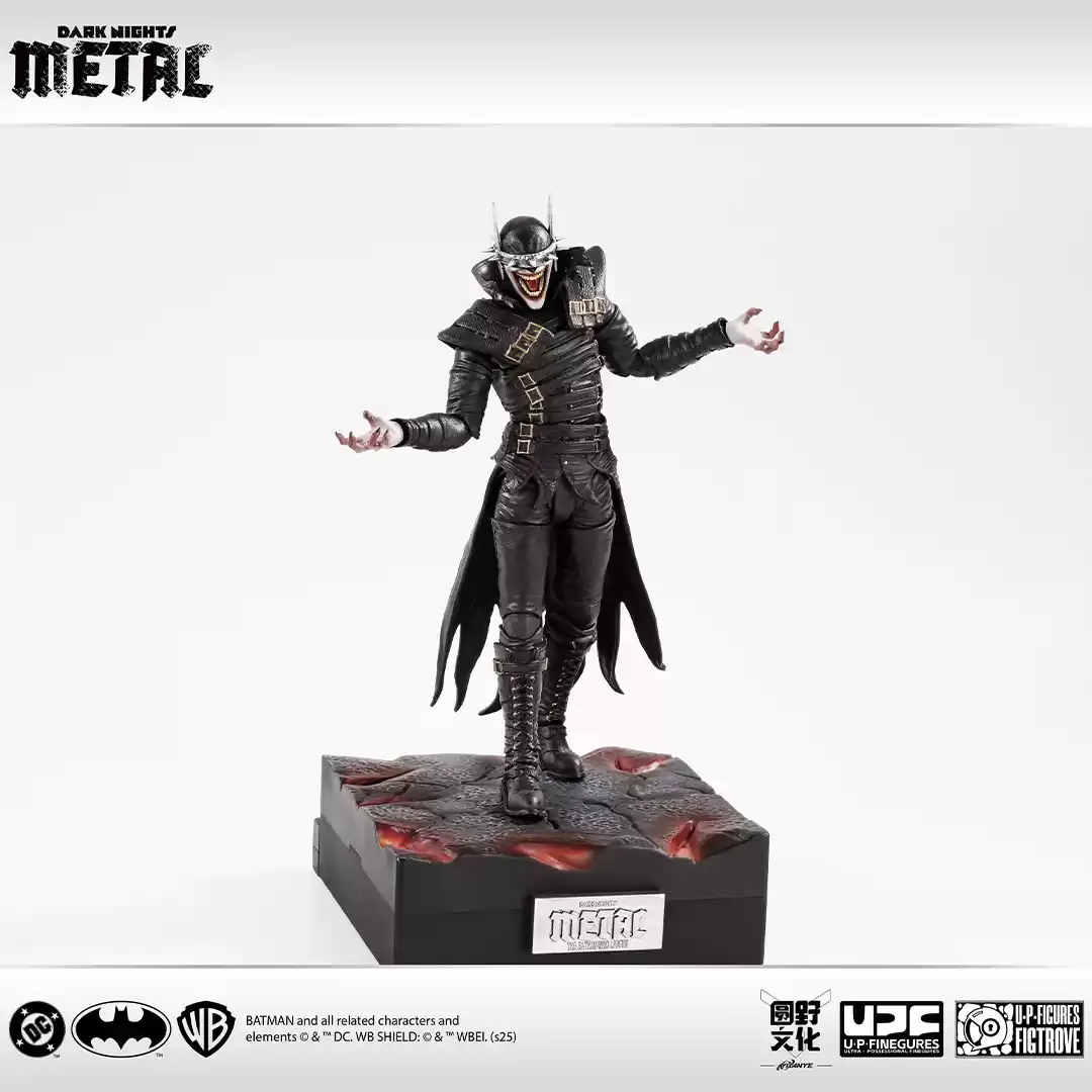 ROUND FIELD X U-P-Finegures - Dark Night The Batman Who Laughs action figure (Licensed)Statue (GK)