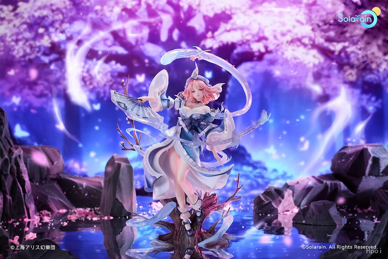 Touhou Project Yuyuko Saigyouji: Seamless Spirit Ver. (Licensed) Statue (GK) -Solarain Toys 