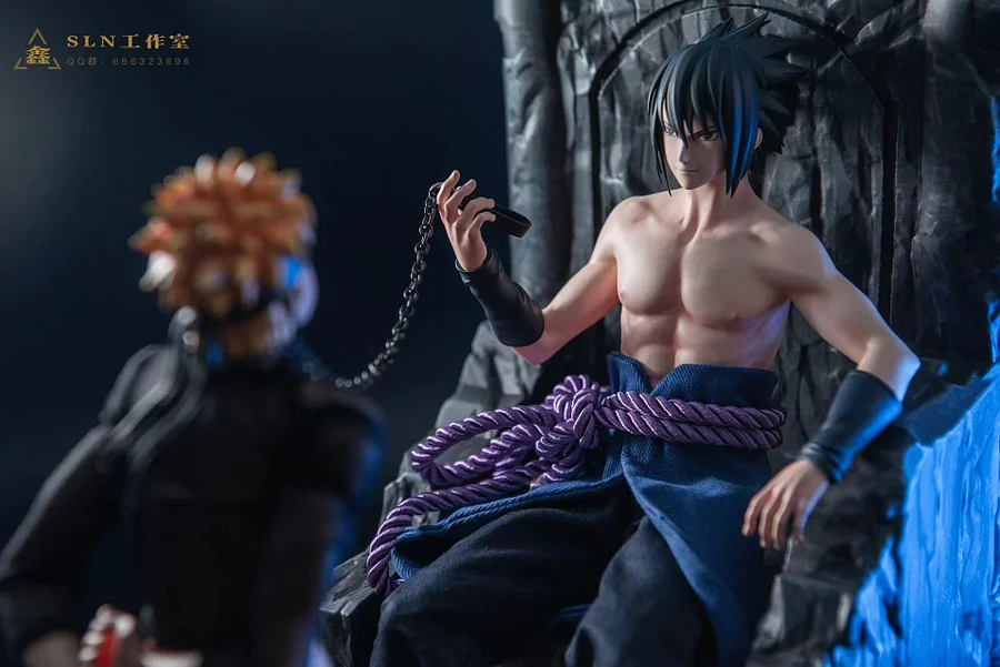 In stock - Naruto - Sasuke Uchiha & Naruto Uzumaki 1/6  Statue (GK) (Adult 18+)- SLN Studio