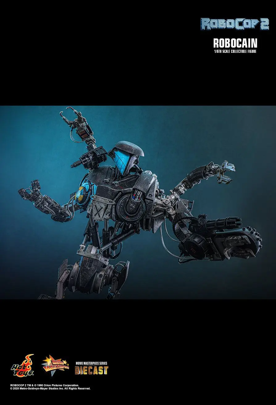 Hottoys - RoboCop 2 RoboCop & RoboCain 1/6th scale Collectible Figure MMS827 MMS828 (Licensed)Action Figure