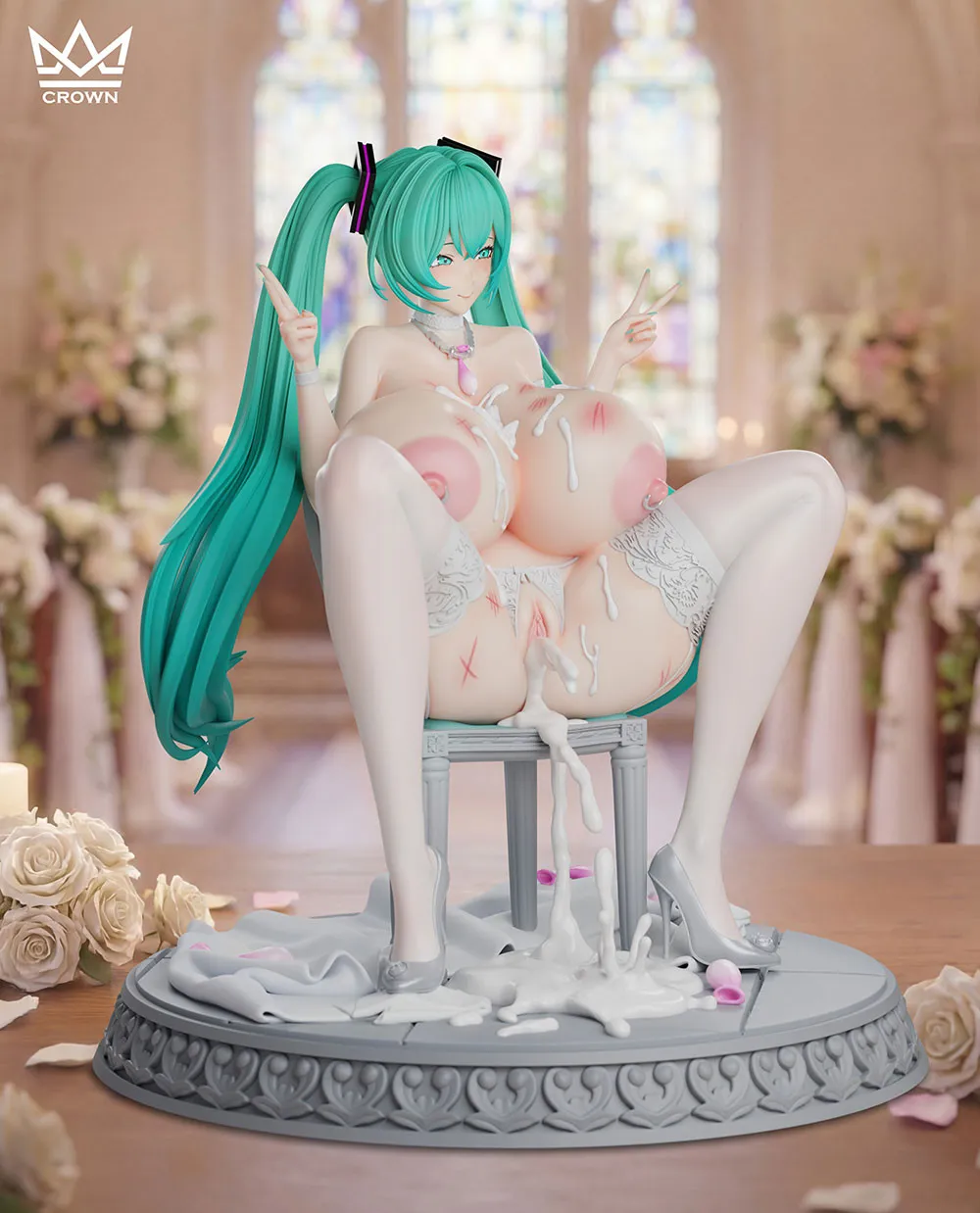 CROWN Studio - Hatsune Miku X Hatsune Miku Rabbit Hole Project Sekai Statue