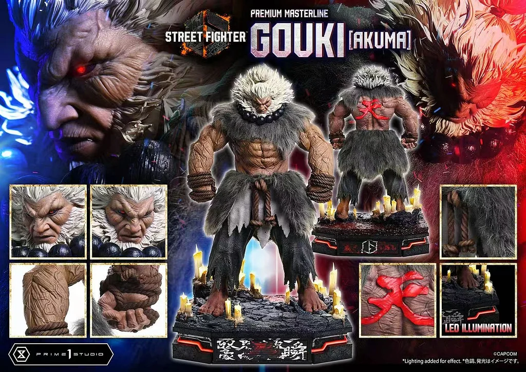 Prime 1 Studio - Street Fighter 6 Akuma PMSF6-04 PMSF6-04UT PMSF6-04UTS (Licensed)Statue 
