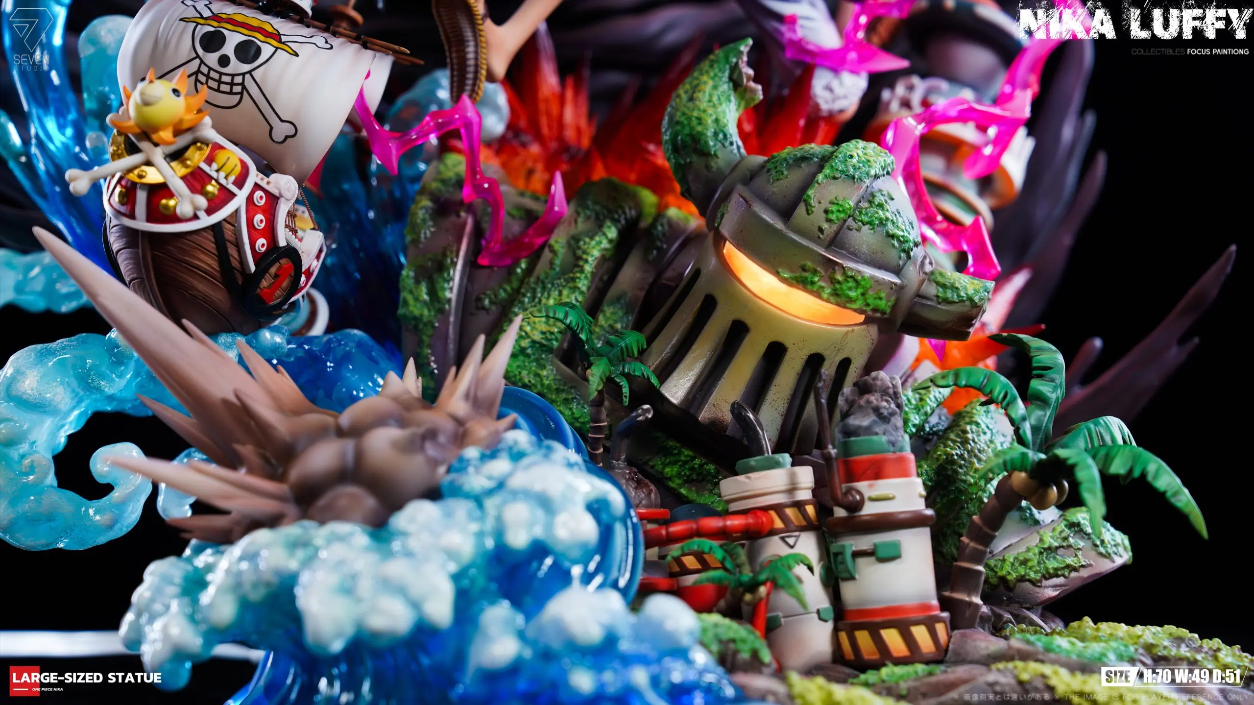 Seven Studio - One Piece Warhead Nika Luffy Statue(GK)