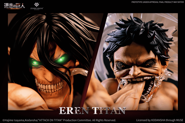 Attack on Titan Eren Titan Licensed Statue(GK) - Zodiakos Studio 