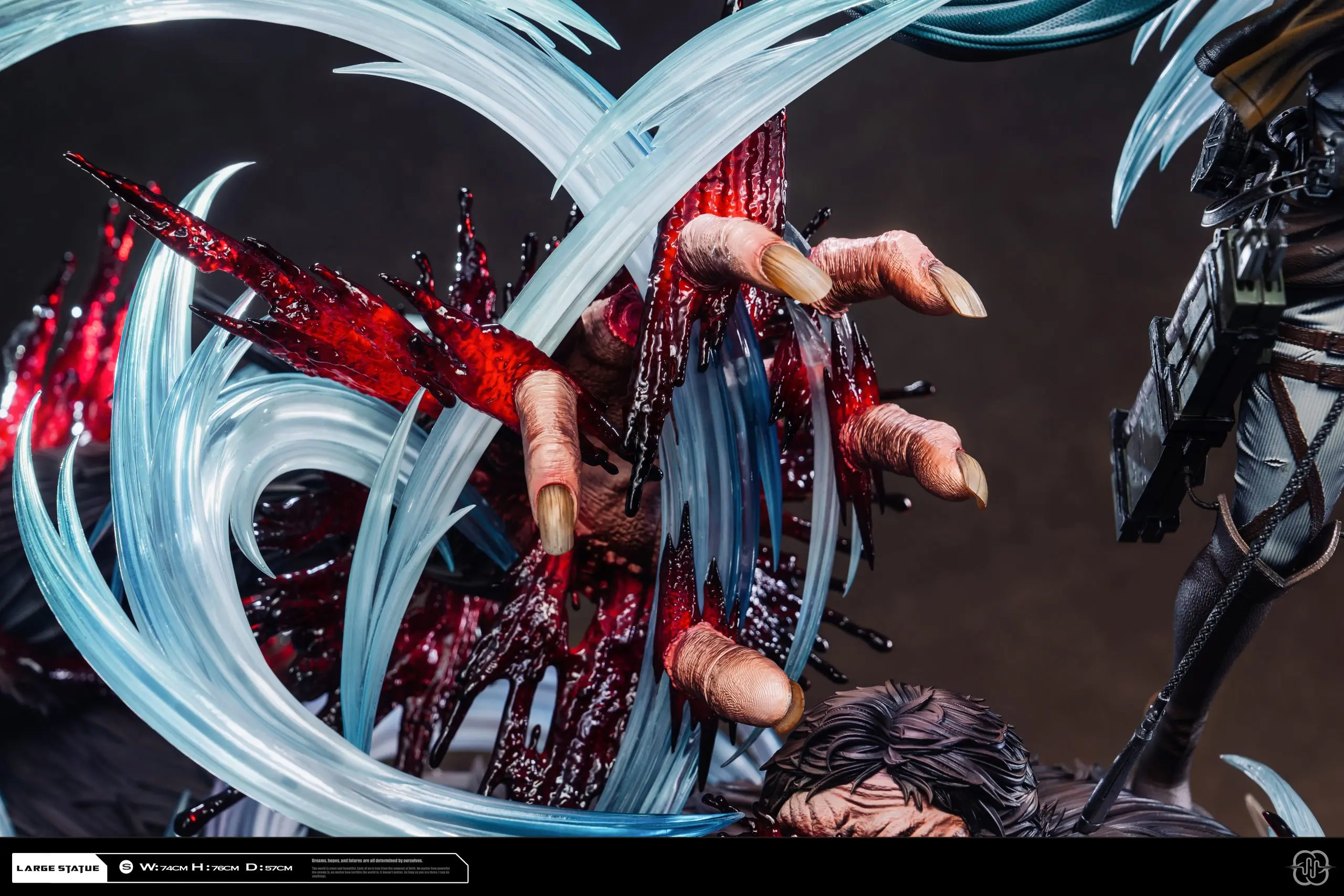 Hertz Studio - Attack on Titan 2.0 Ackerman Levi vs Zeke Statue(GK)