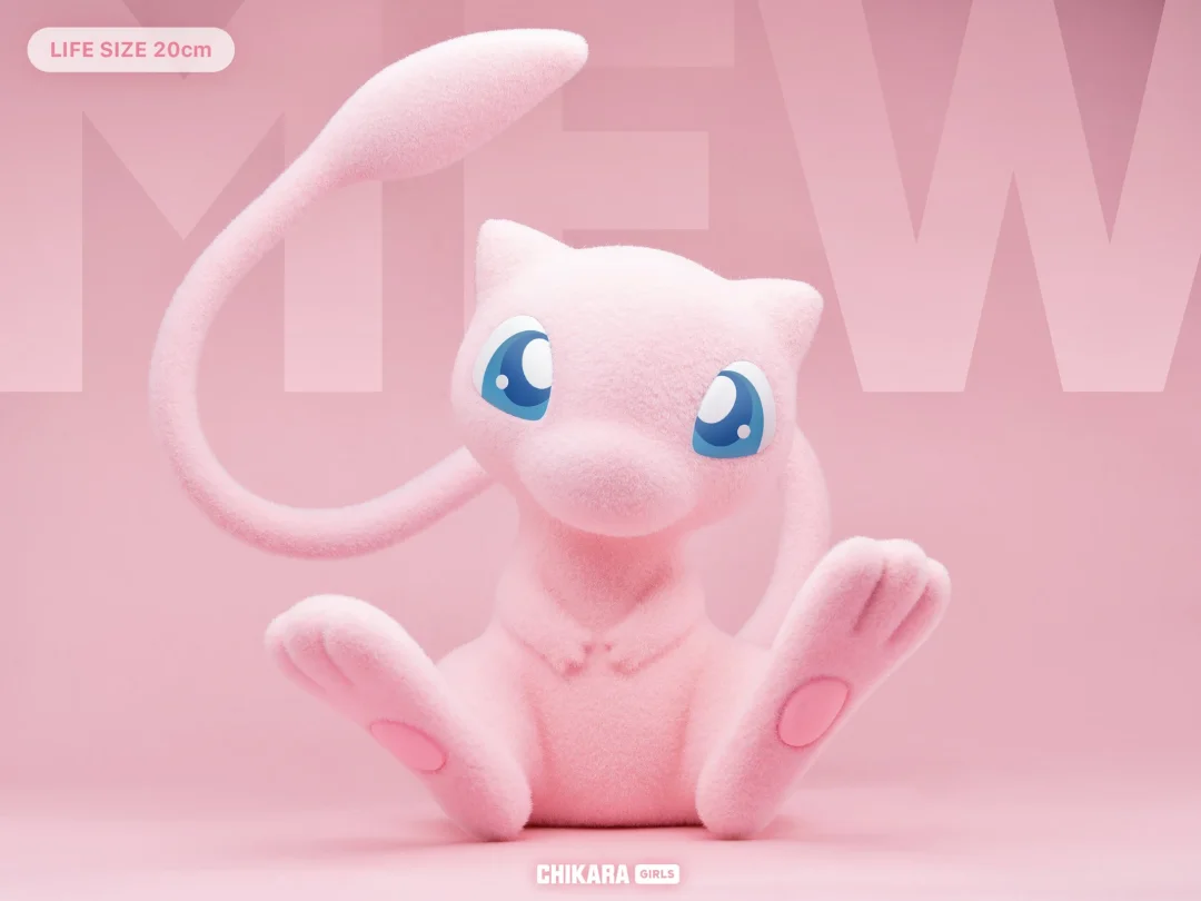 Pokemon Desktop Series Mew Statue(GK) -CHIKARA GIRLS Studio 