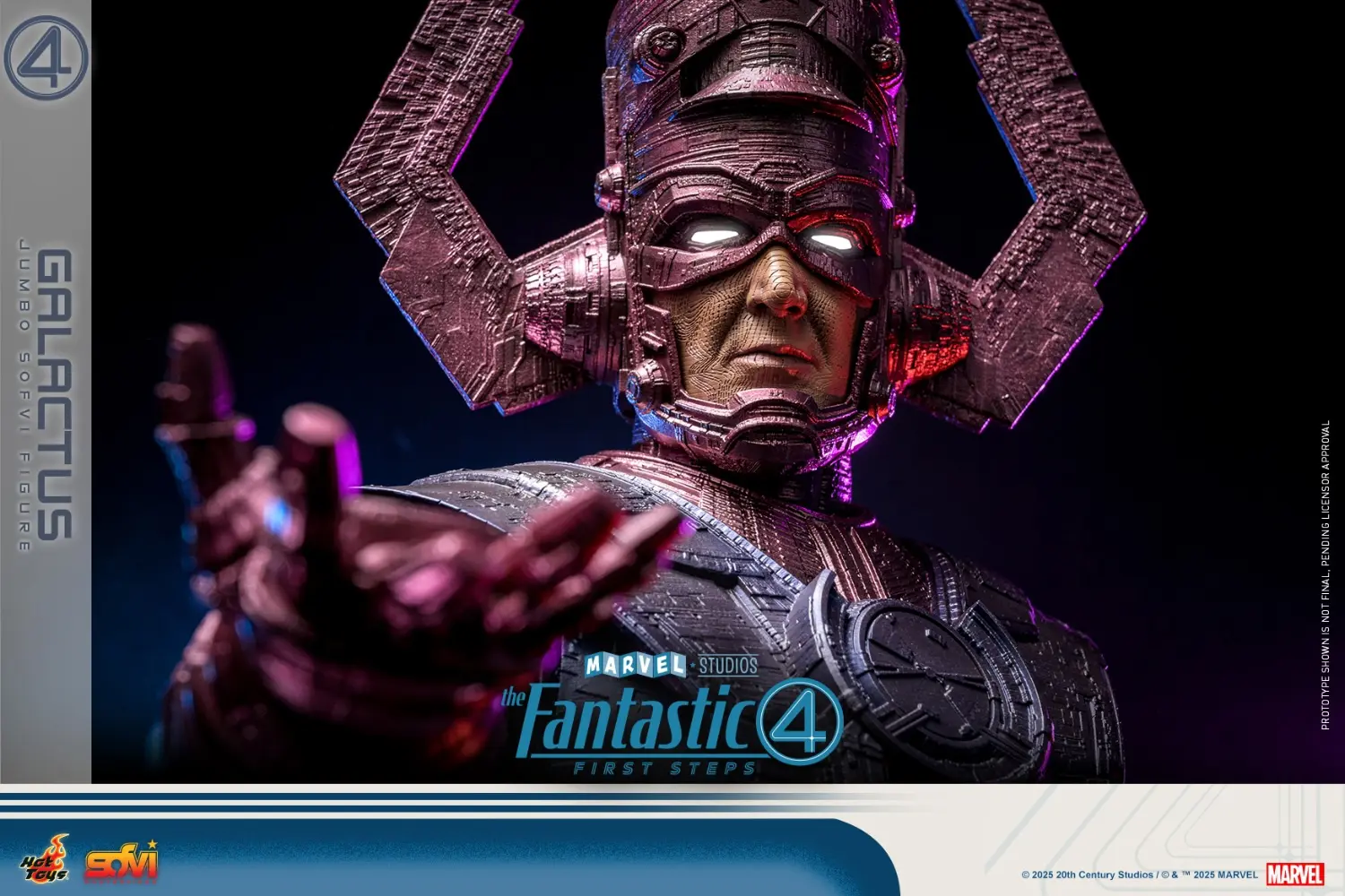 Hottoys - The Fantastic Four: First Steps Galactus Jumbo Sofvi Figure & The Thing SMS001J MMS813 (Licensed)1/6 Statue(GK)