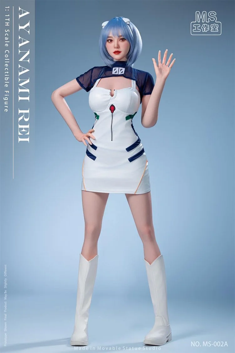Neon Genesis Evangelion Realistic Anime 01 Rei Ayanami Fan Version MS-002A 1:1 Scale Life-Size Model, Statue GK, Pre-sale-KWII-GK