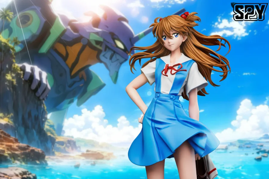 SPY Studio -  Neon Genesis Evangelion School Uniform Asuka Statue(GK)