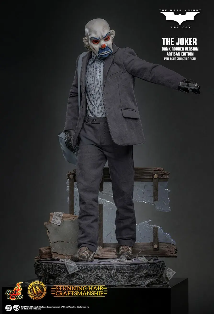 Hottoys - The Dark Knight Trilogy The Joker (Bank Robber Version) 1/6th scale Collectible Figure DX50 (Licensed)Action Figure