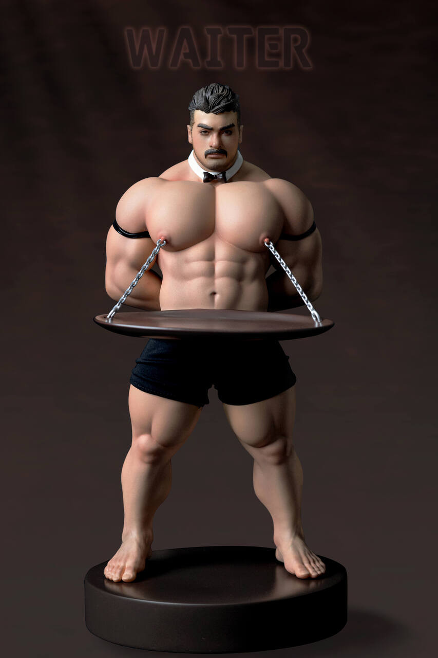1/6 Waiter 001 Statue(GK) (Adult 18+)-AOG Studio
