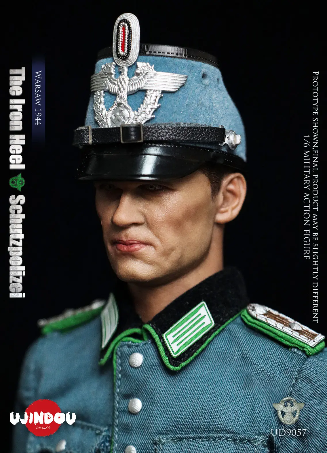 UJINDOU - 1/6 The Iron Heel-WWII German Schutzpolizei Warsaw 1944 UD9057 (Licensed)Statue