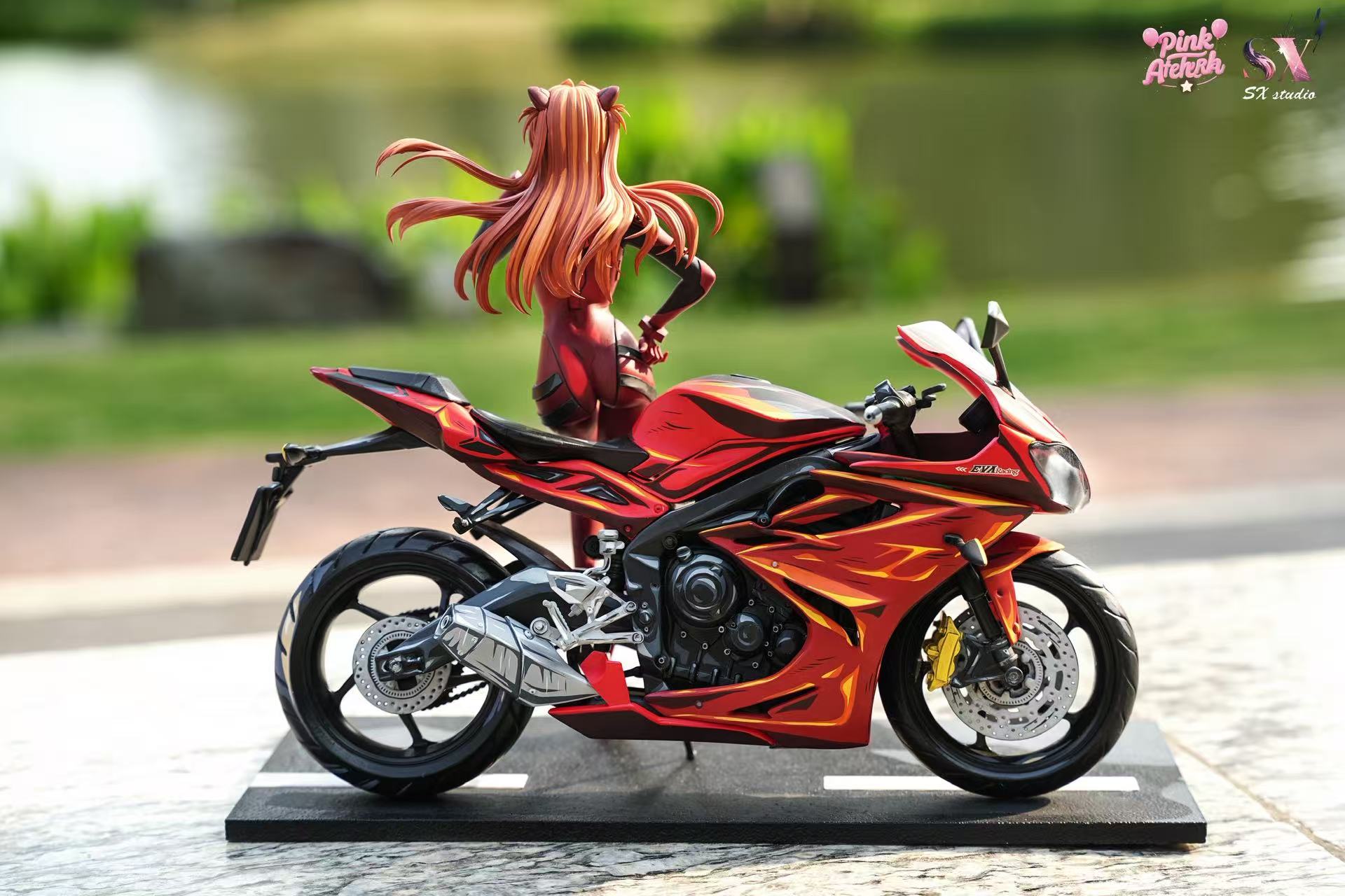 Aetheria Studio&SX Studio Asuka Langley Sohryu Motorcycle Girl Neon Genesis Evangelion