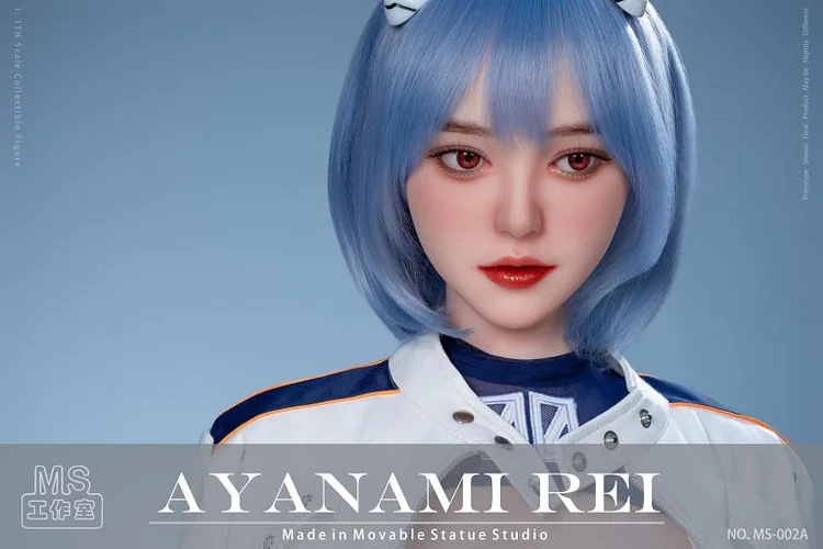 Neon Genesis Evangelion Realistic Anime 01 Rei Ayanami Fan Version MS-002A 1:1 Scale Life-Size Model, Statue GK, Pre-sale-KWII-GK