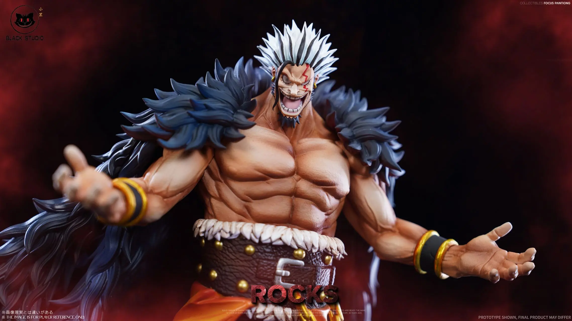 Black Studio - One Piece Rocks Statue(GK)