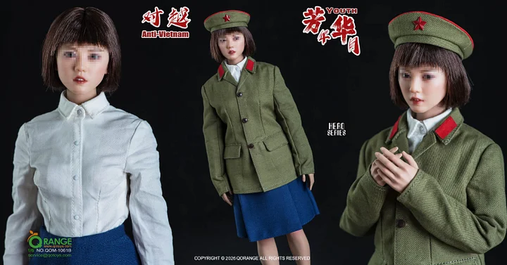 QORANGE QOTOYS - QORANGE QOTOYS 1/6 The Anti-Vietnam Youth Set NO.QOM-1061A/B Licensed Statue
