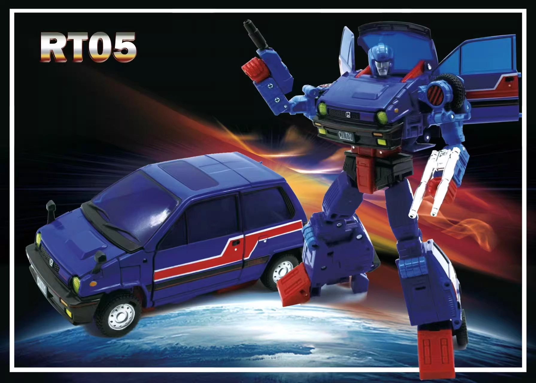 Transformers RT-05 Skids MP53 Articulated Model Statue (GK)-Bian Xing Wan Ju Studio