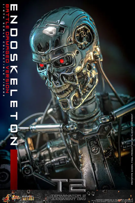 HOTTOYS - Movie Masterpiece DIECAST 1/6 Endoskeleton (Battle Damage) MMS840D77 (Licensed) Statue 