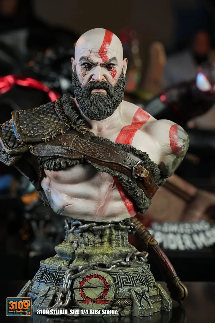 GOD OF WAR KRATOS BUST STATUE GK-3109 STUDIO Pre-sale