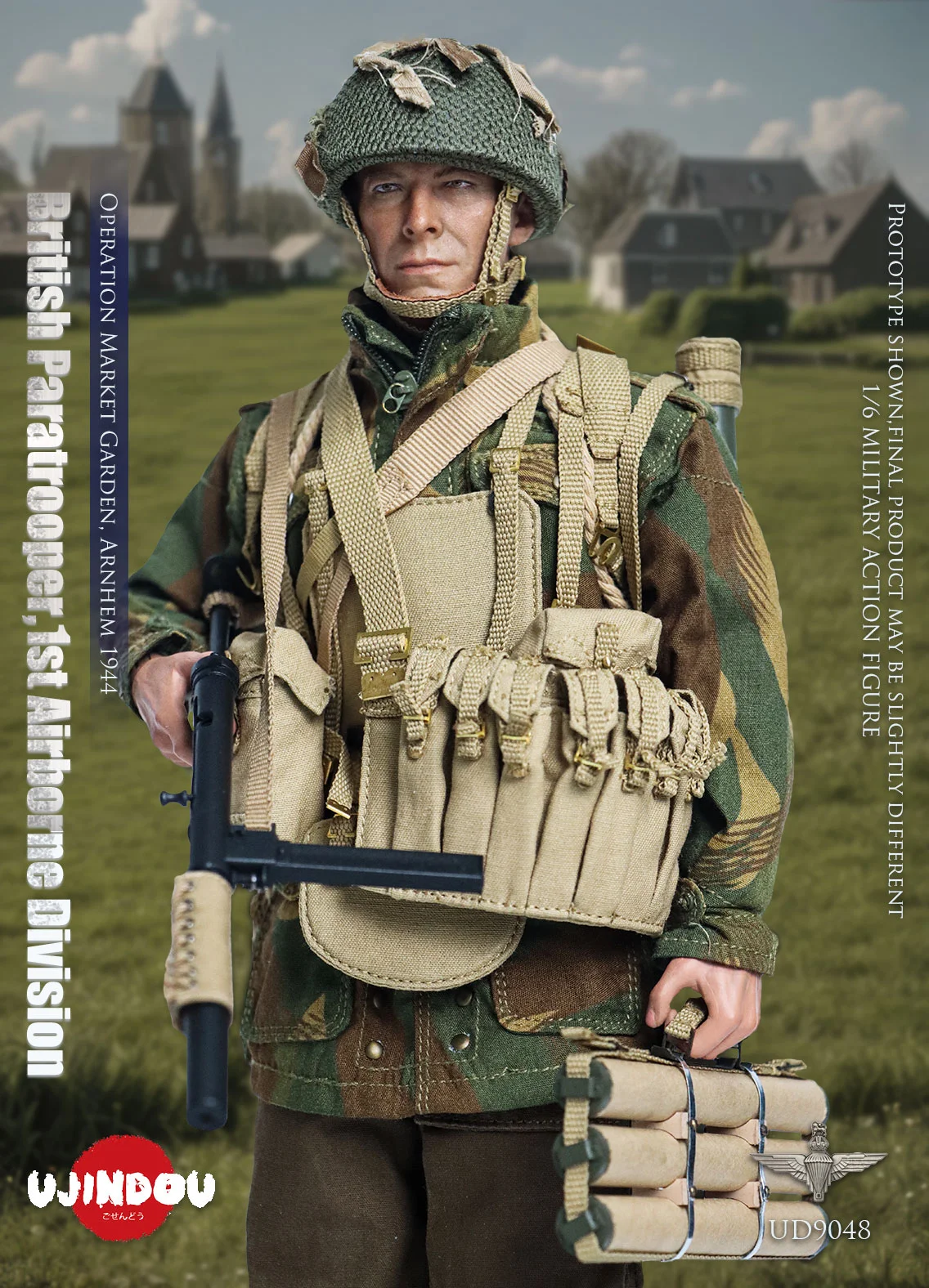 British Paratrooper 1st Airborne Division Operation Market Garden Arnhem 1/6 Action Figure Statue(GK)-UJINDOU-KWII-GK
