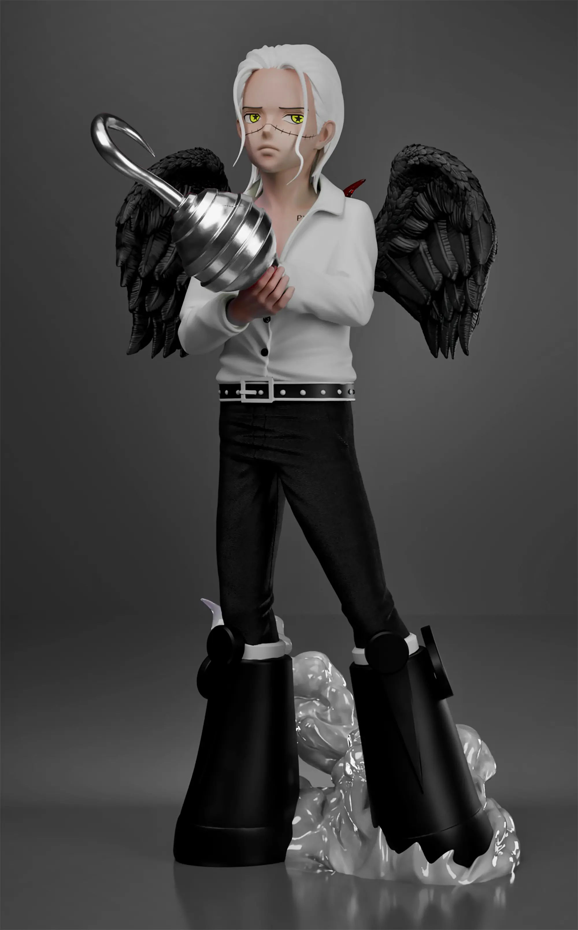 Super Guai Studio - One Piece Seven Seas #6 Seraphim Crocodile Statue(GK)