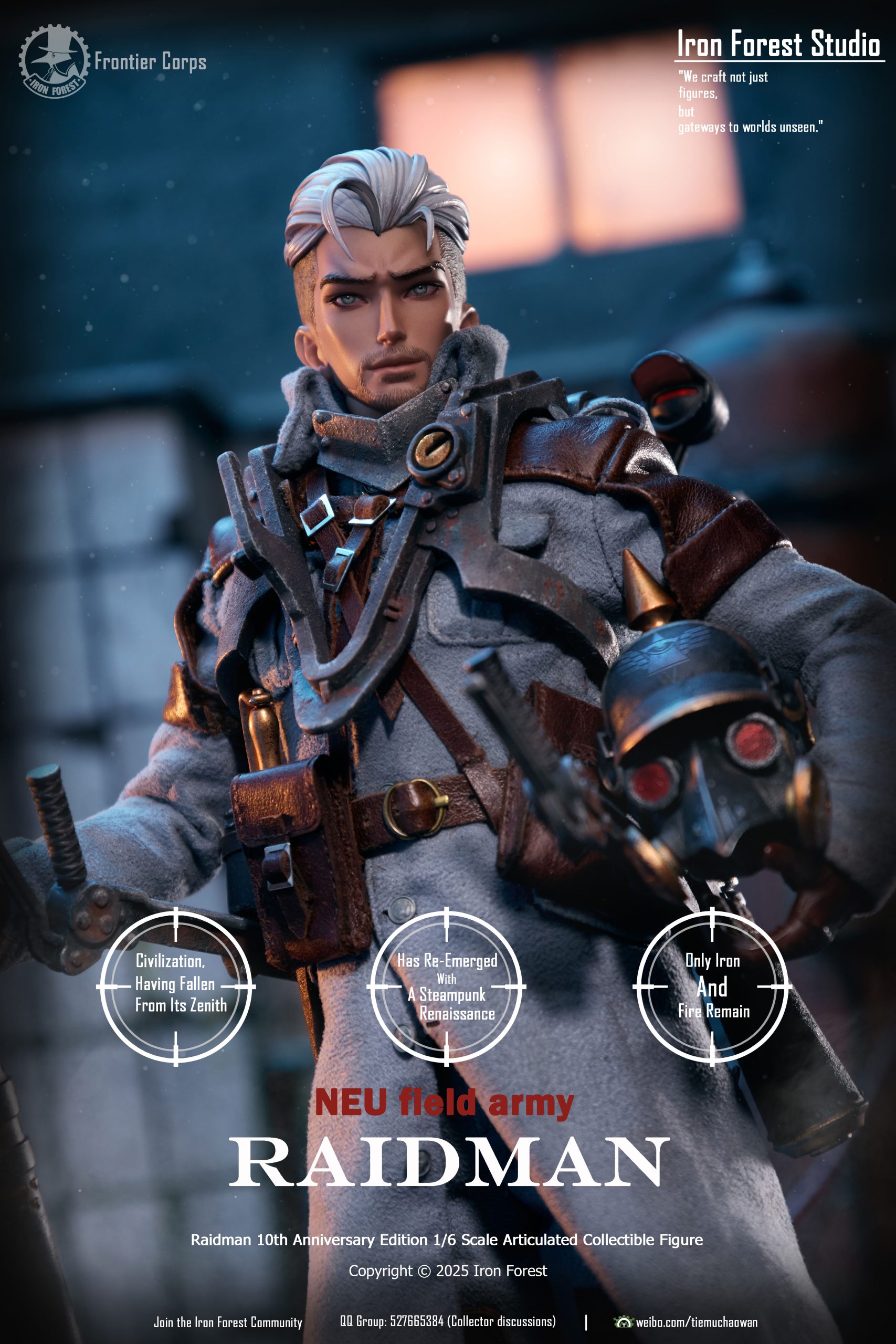 Frontier Corps New European Union Field Army Raidman Action Figure (Licensed) - Iron Forest Studio 