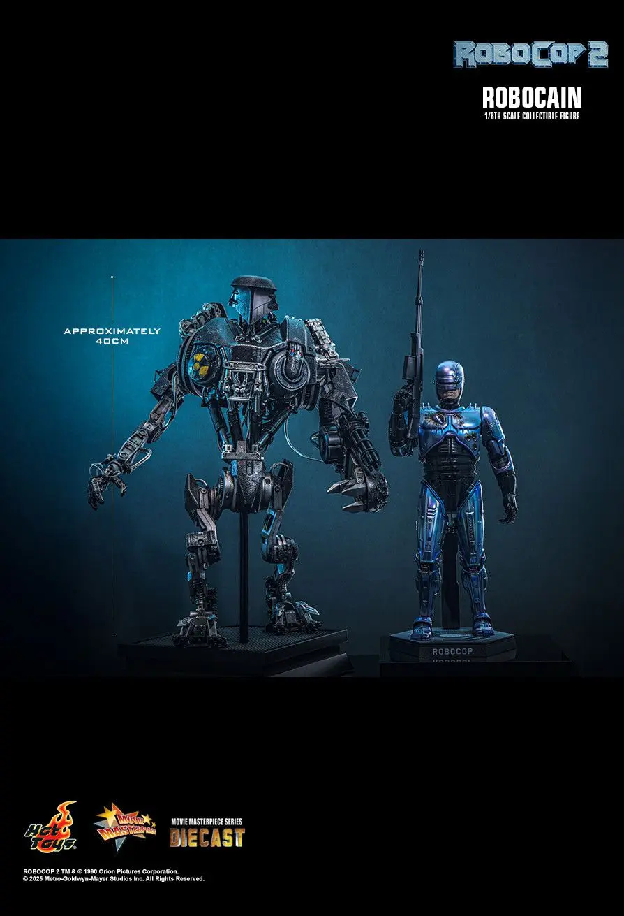 Hottoys - RoboCop 2 RoboCop & RoboCain 1/6th scale Collectible Figure MMS827 MMS828 (Licensed)Action Figure