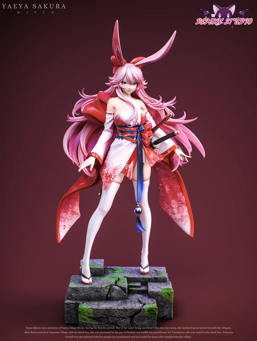 Genshin Impact Yaeya Sakura Witch 1/6 Statue (GK) -Demon Studio