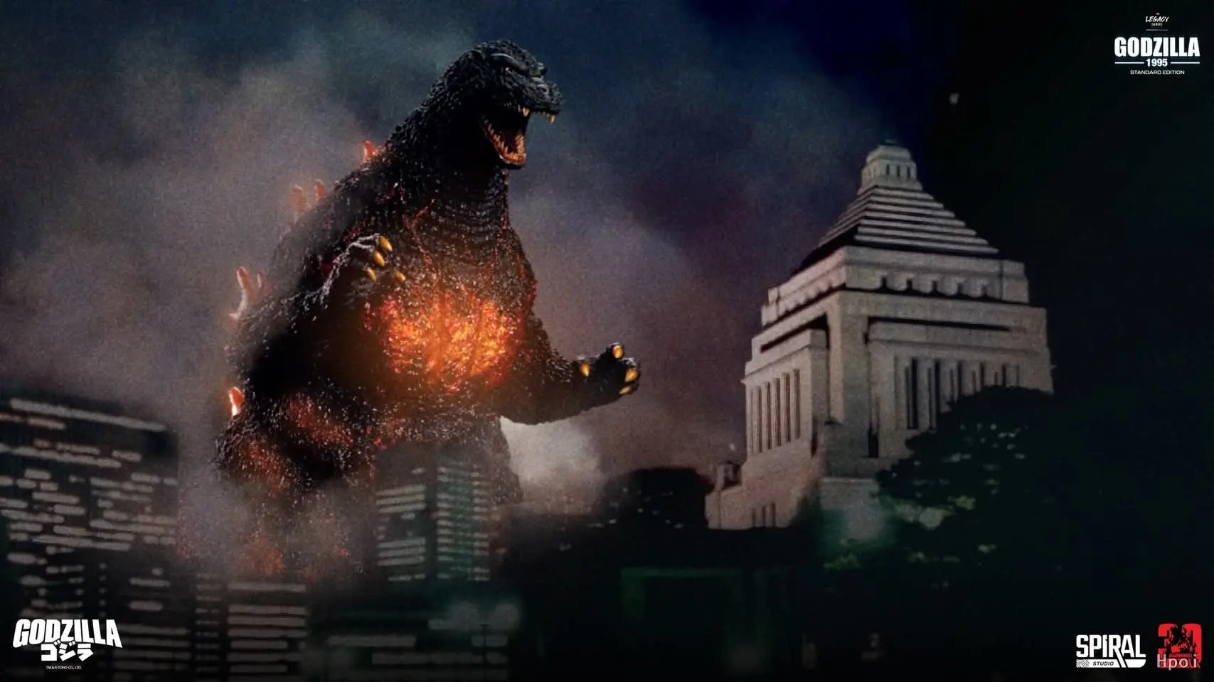 Spiral Studio - Legacy Series Godzilla 1995 Roaring Edition (Licensed)Statue(GK)