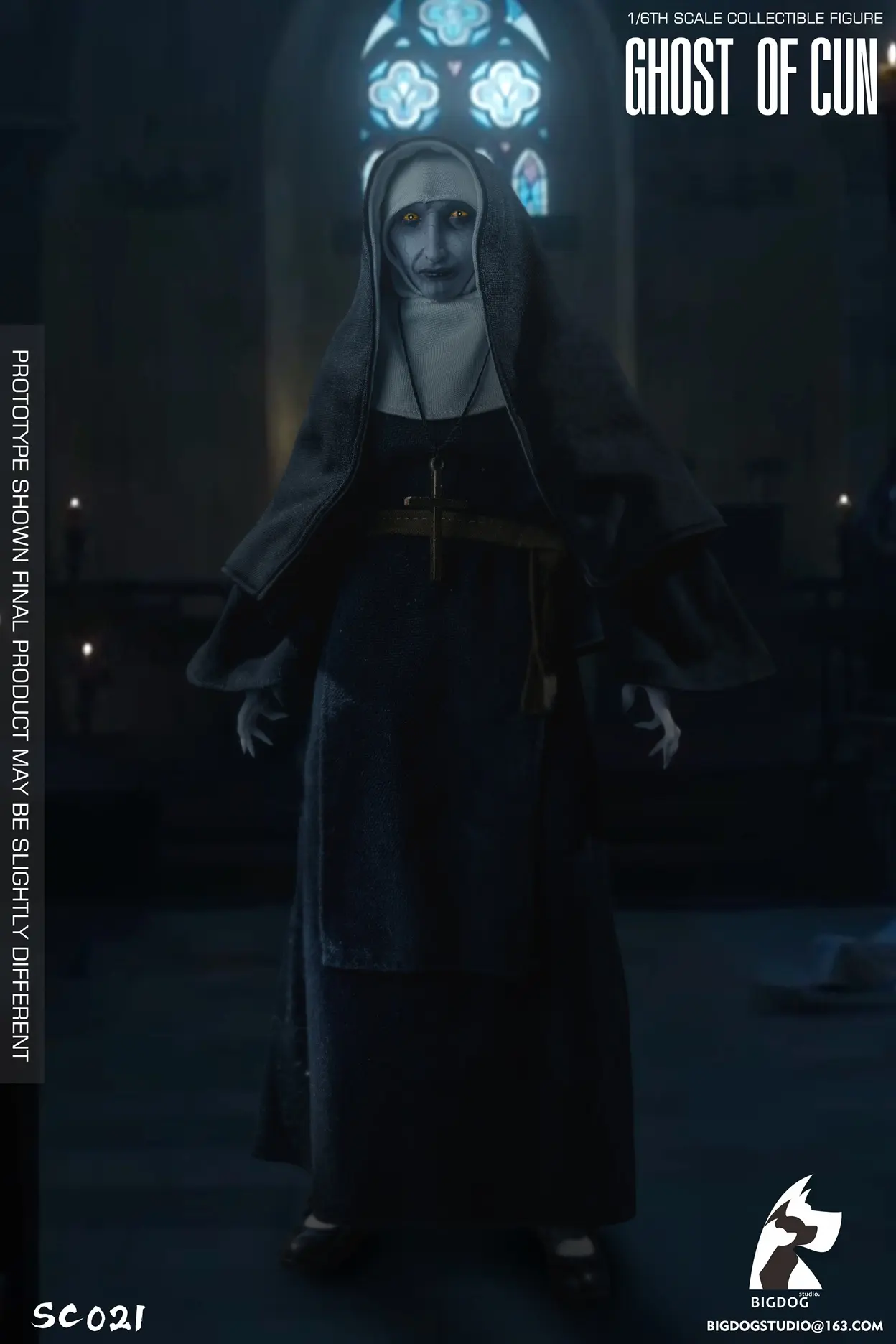 BIGDOG Studio - 1/6 Ghost of Cun SC021 Action Figure The Nun 