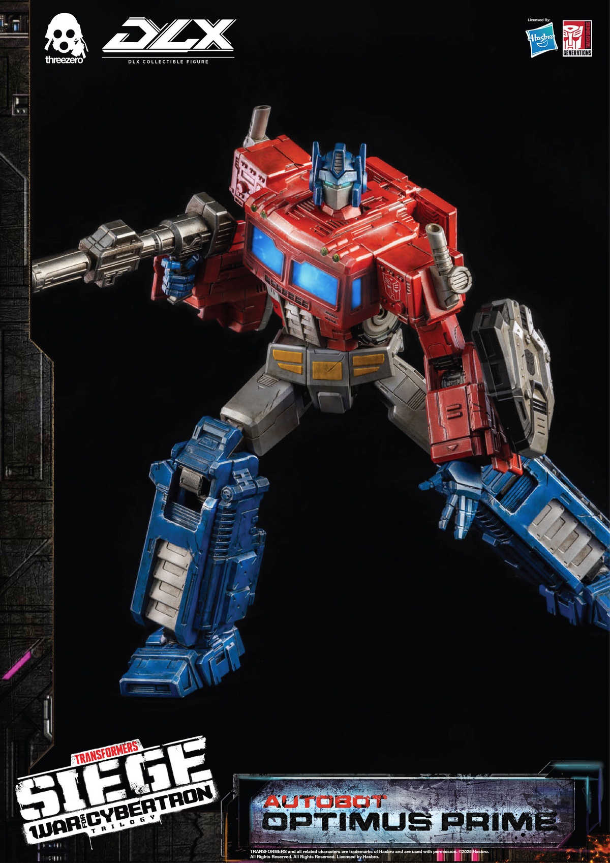Threezero 10-inch Transformers War for Cybertron DLX Optimus Prime 14+ GK Pre-sale