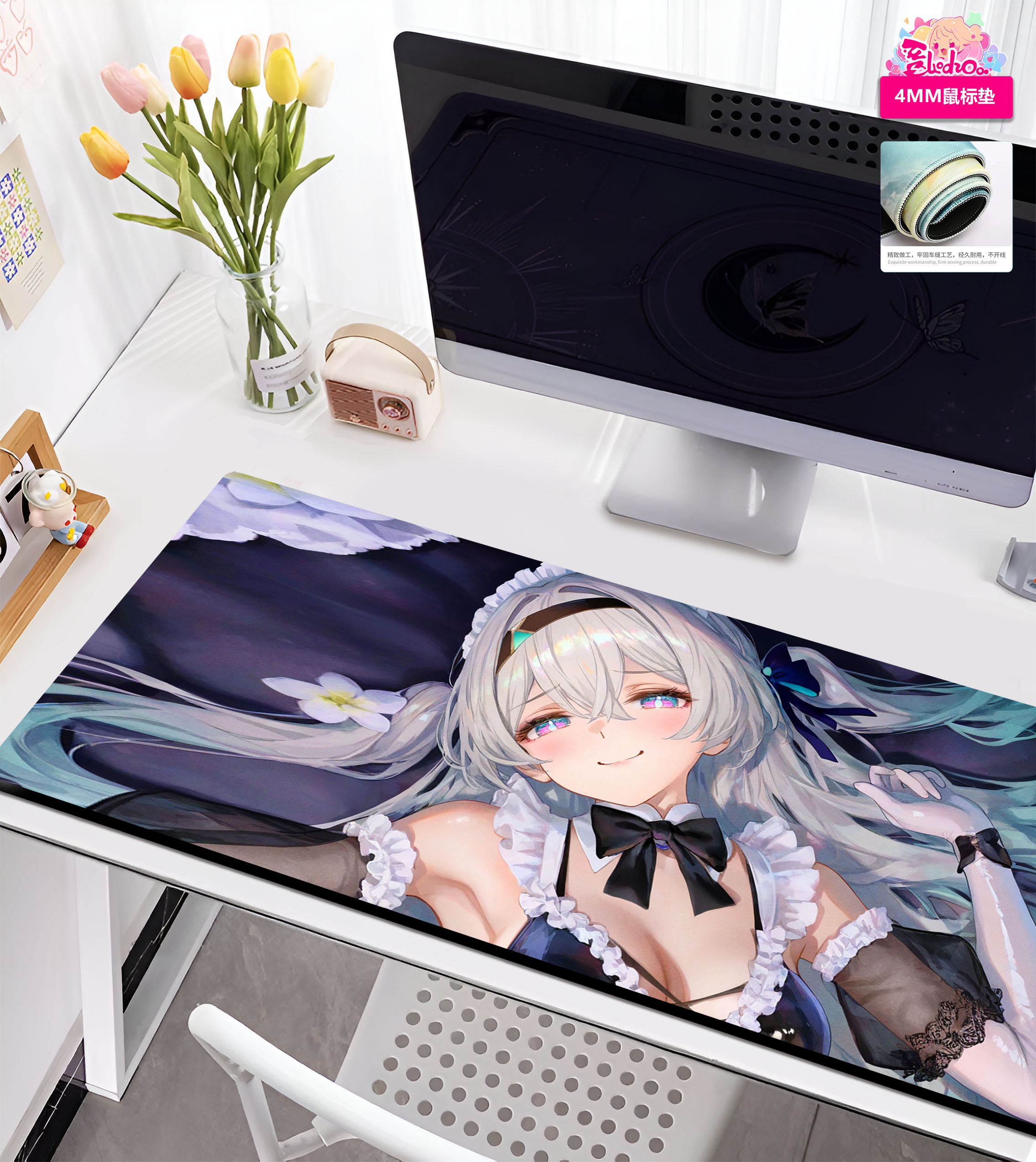 Yingchen Maid Firefly Decorative Painting, A Miao Painting Society, in stock