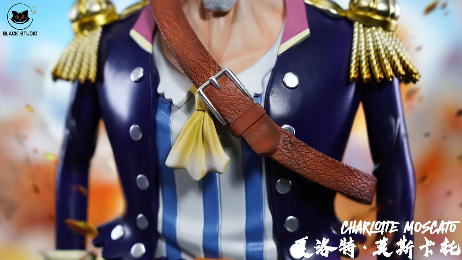 One Piece Charlotte Dacquoise & Charlotte Moscato & Charlotte Raisin Statue(GK)  -Black Studio 