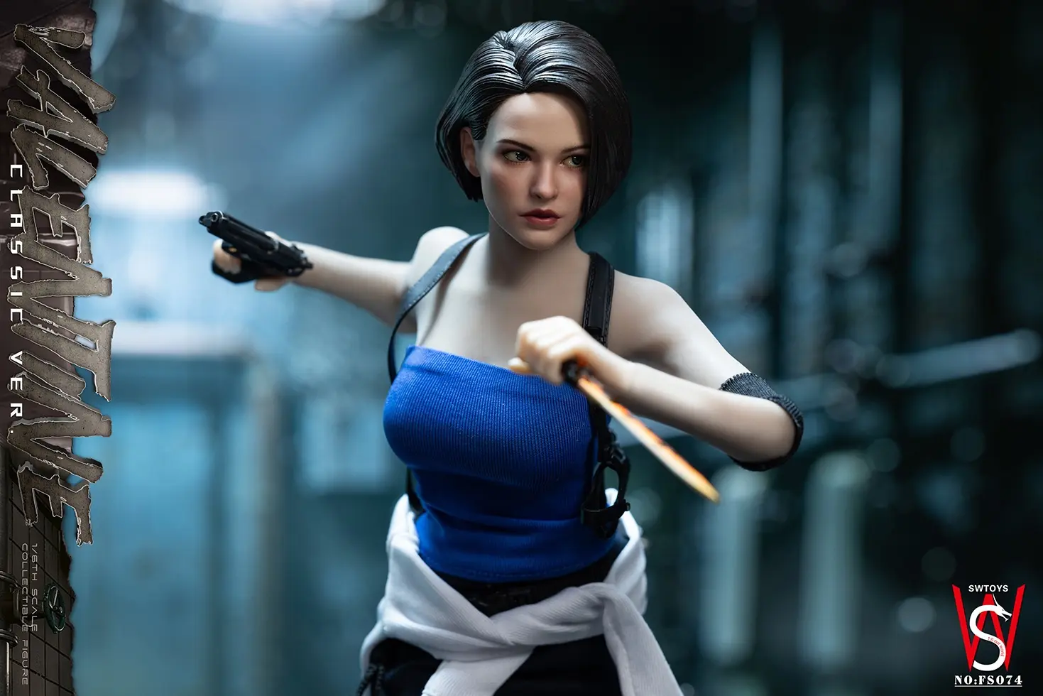SWTOYS Studio - FS074 Jill Valentine Action Figure Resident Evil Statue