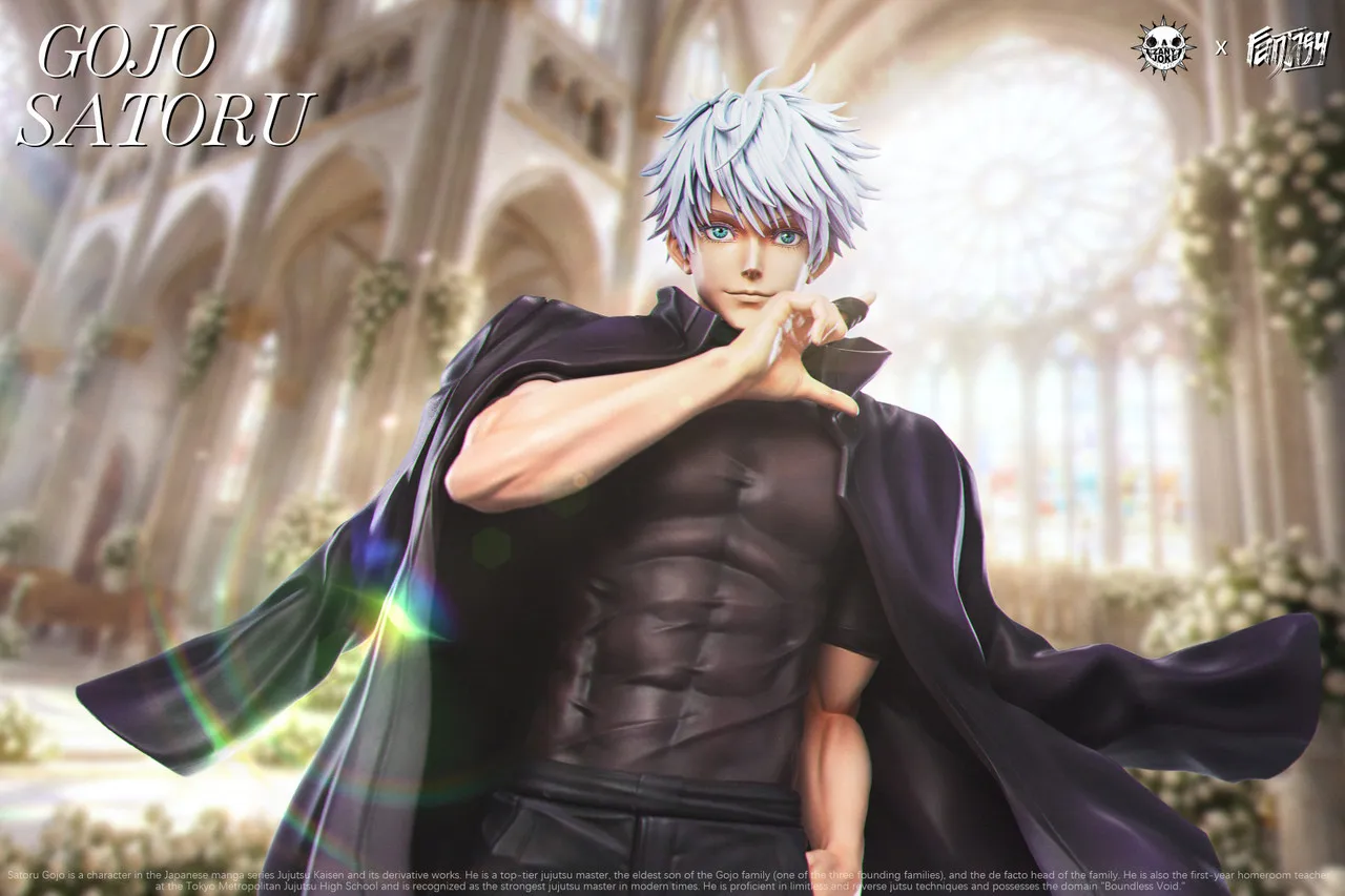 ZanyJoke X FANTASY - Valentine's Day with Satoru Gojo Jujutsu Kaisen Statue 