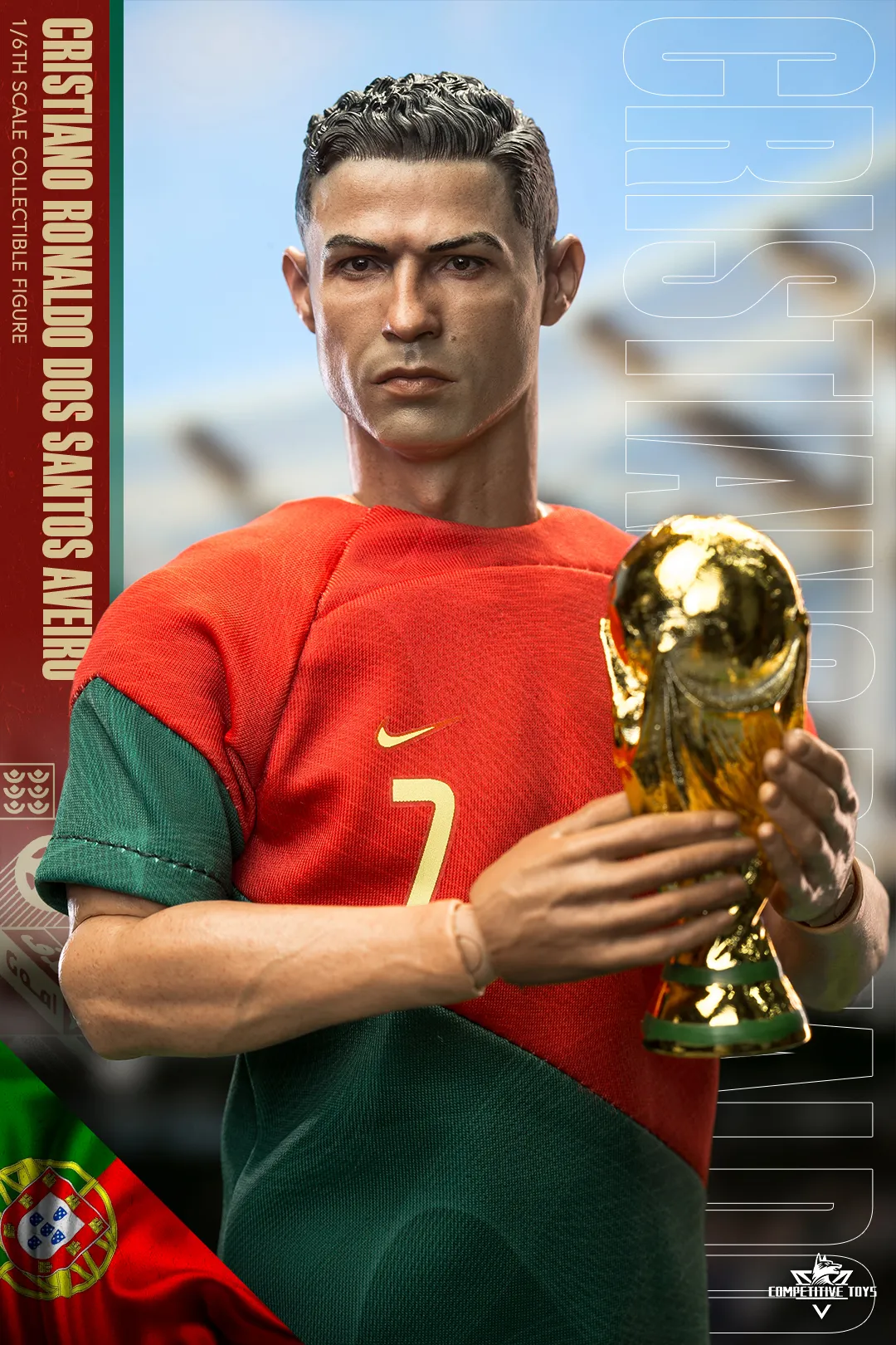 In-stock Competitive Toys Com002 1/6 Action Figure 2022 World Cup  Cristiano Ronaldo