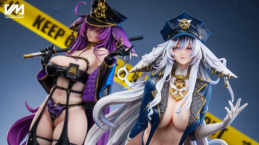 Venus Mint Studio - Azur Lane Police Duo Musashi & Shinan 1/4 Statue (GK)