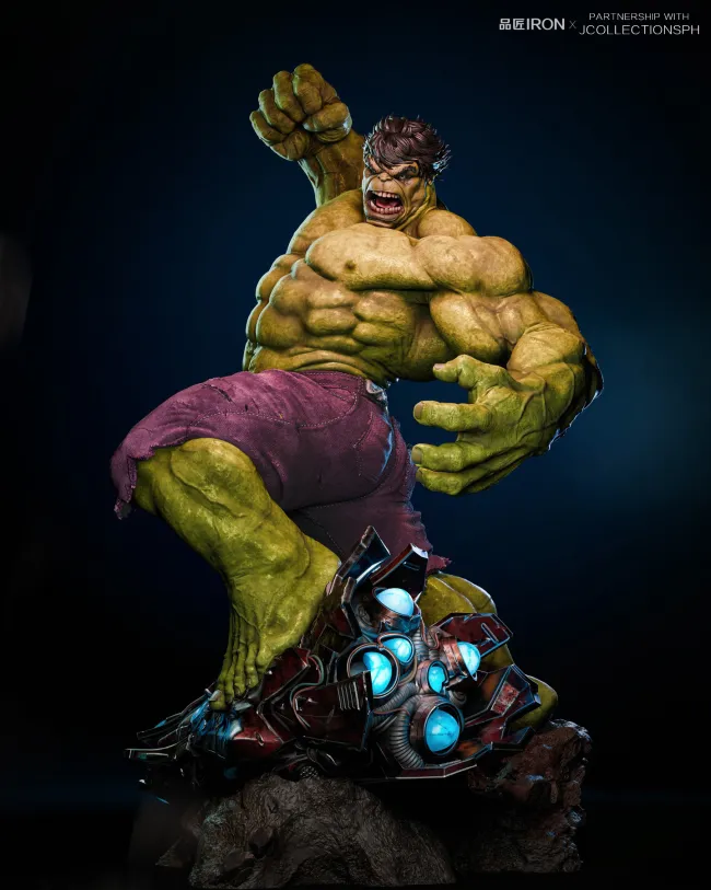 IRON Studio X JCOLLECTIONSPH Studio - MQ066 1/4 Hulk Marvel Statue 