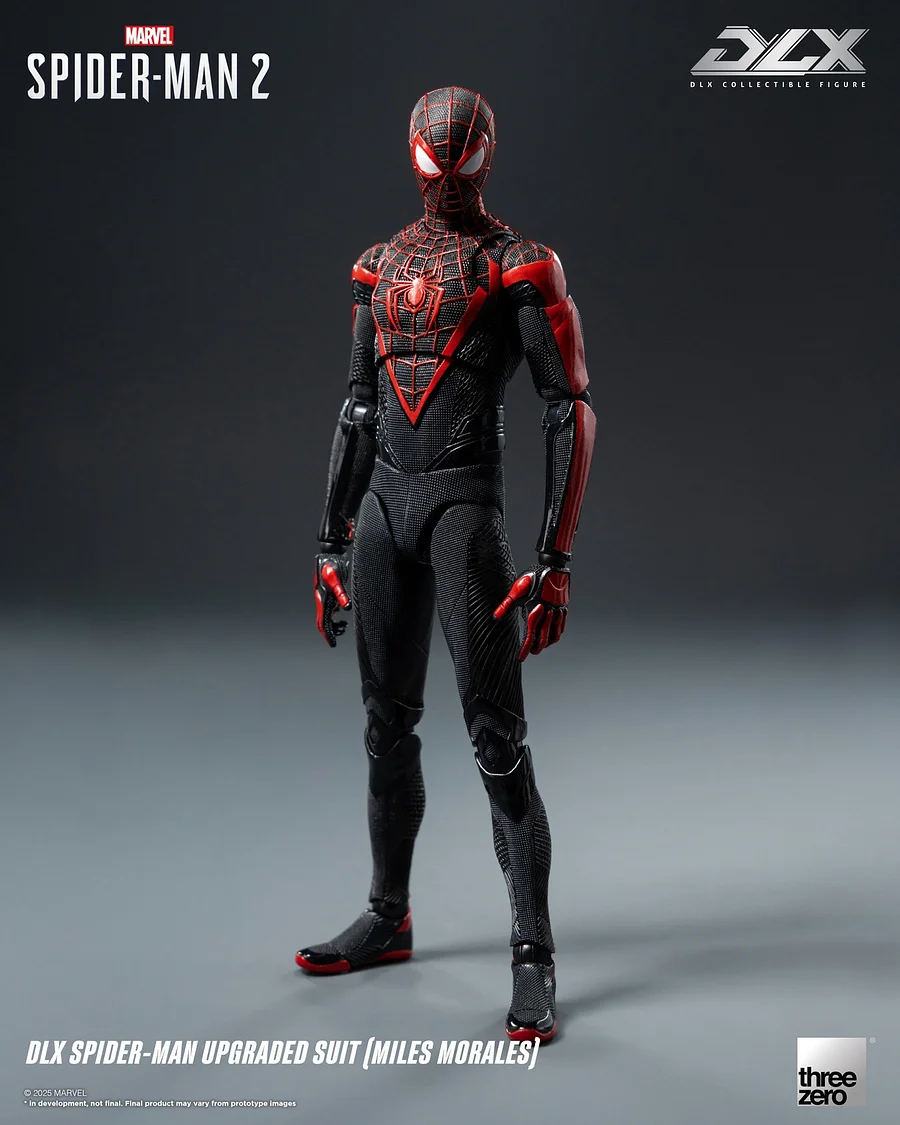 Threezero - Marvel’s Spider-Man 2 DLX Spider-Man Upgraded Suit (Miles Morales) 3Z09440C0 (Licensed)Statue 