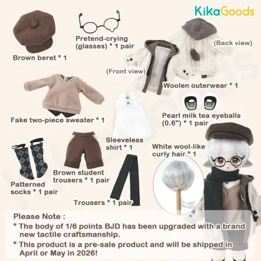 Tiny Fox - TinyFox Meru 1/6 Points Angel Body Ball-joint Doll Licensed Statue