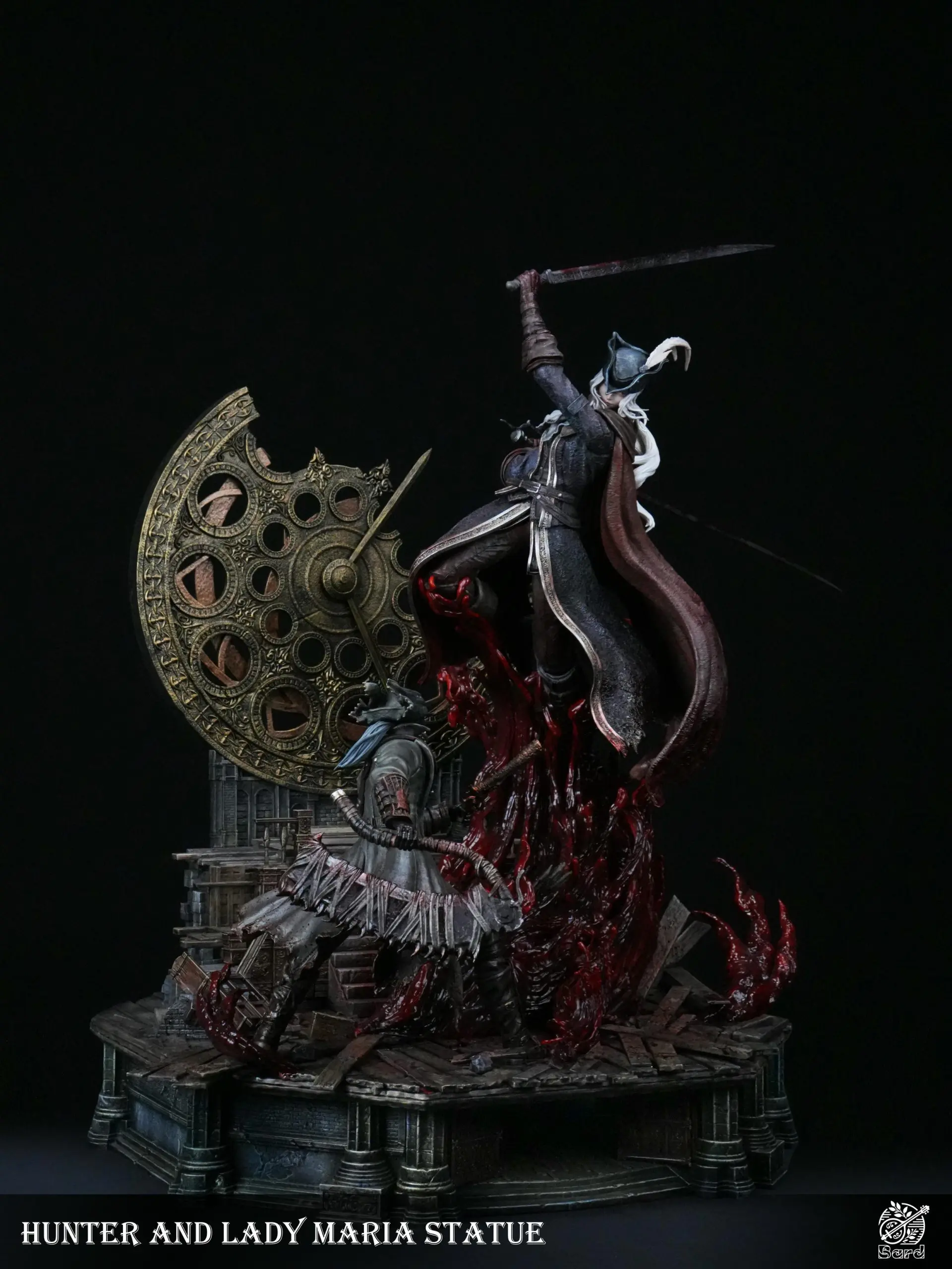 Bard Studio - Bloodborne Fight in the Astral Clock Tower Lady Maria vs Hunter Statue(GK)