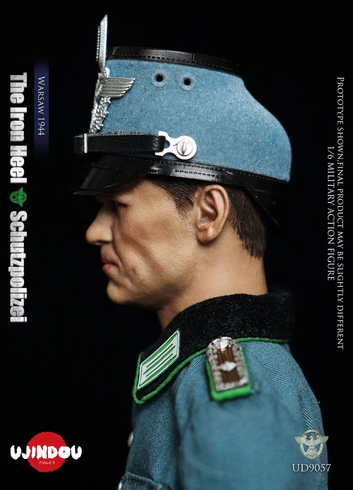 UJINDOU - 1/6 The Iron Heel-WWII German Schutzpolizei Warsaw 1944 UD9057 (Licensed)Statue