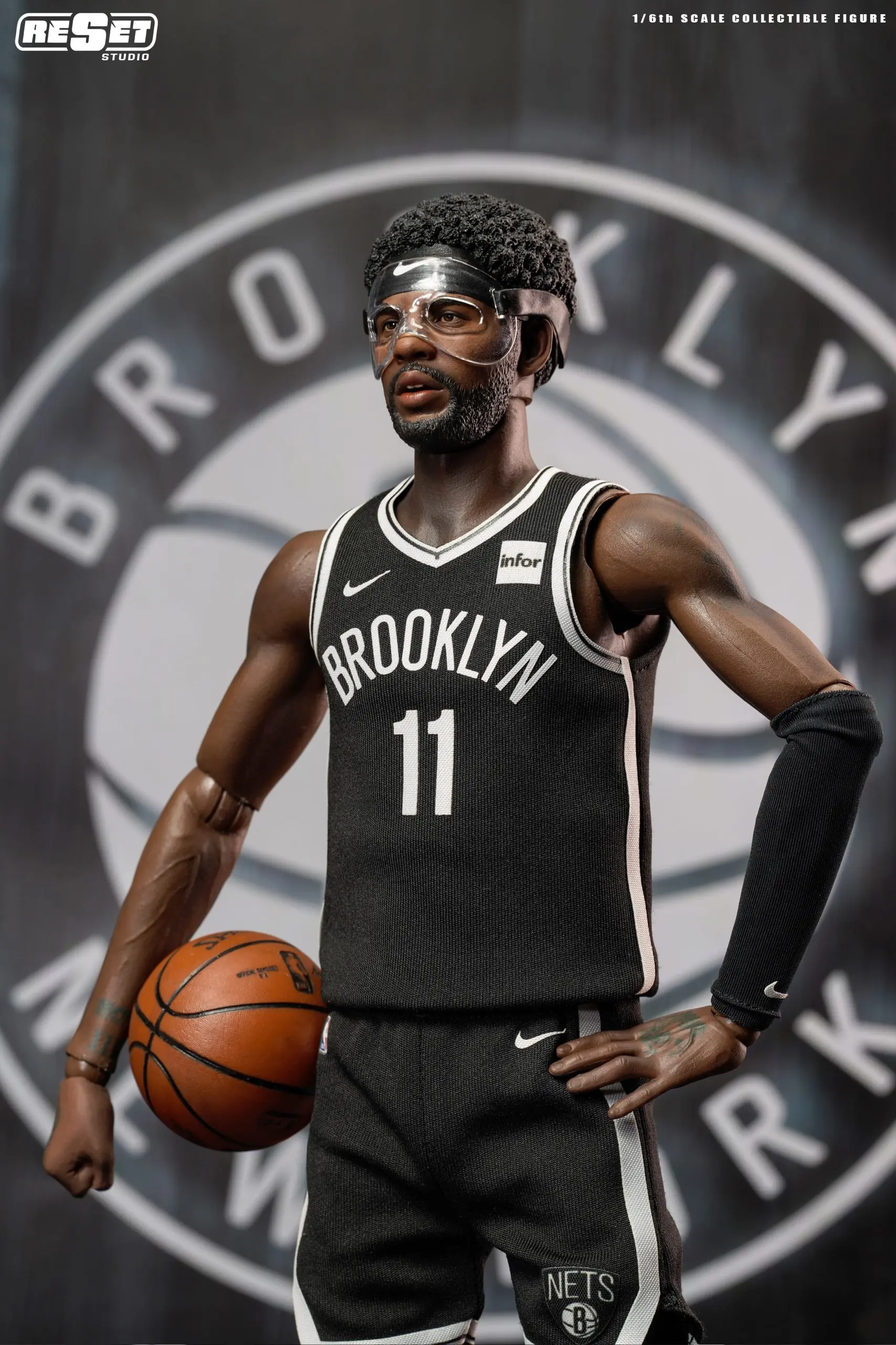 Reset Studio - NBA Nets Masked Kyrie Irving 1/6 Collectible Action Figure