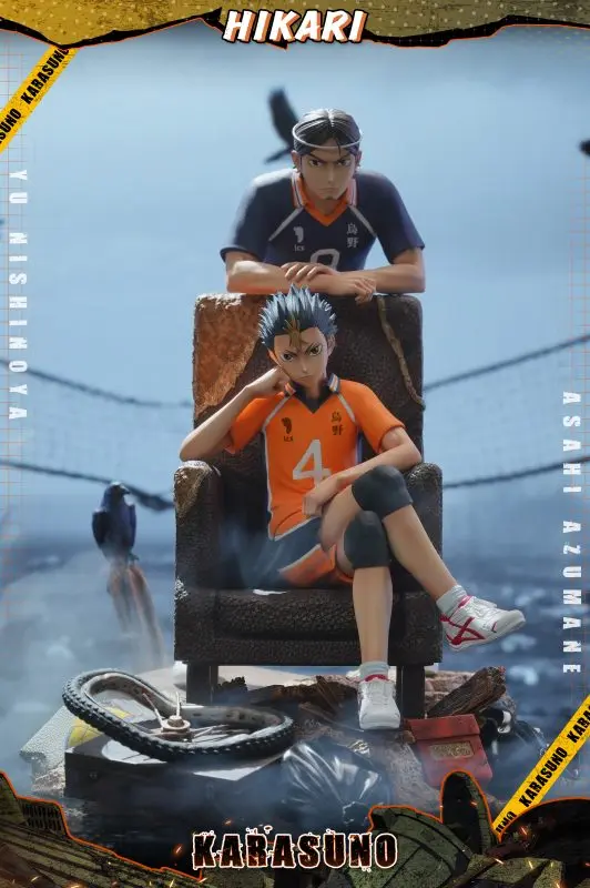 HIKARI Studio - Haikyu!! Yu Nishinoya & Asahi Azumane Statue(GK)
