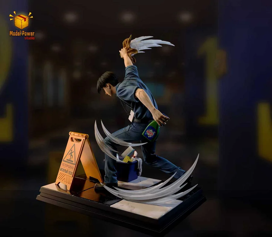 Model Power Studio - Cleaner Levi Ackerman Statue 