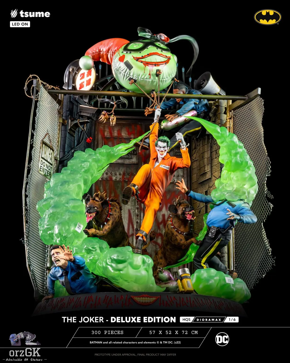 Tsume Studio DC Comics HQS Diorama The Joker Limited Edition Statue  Licensed