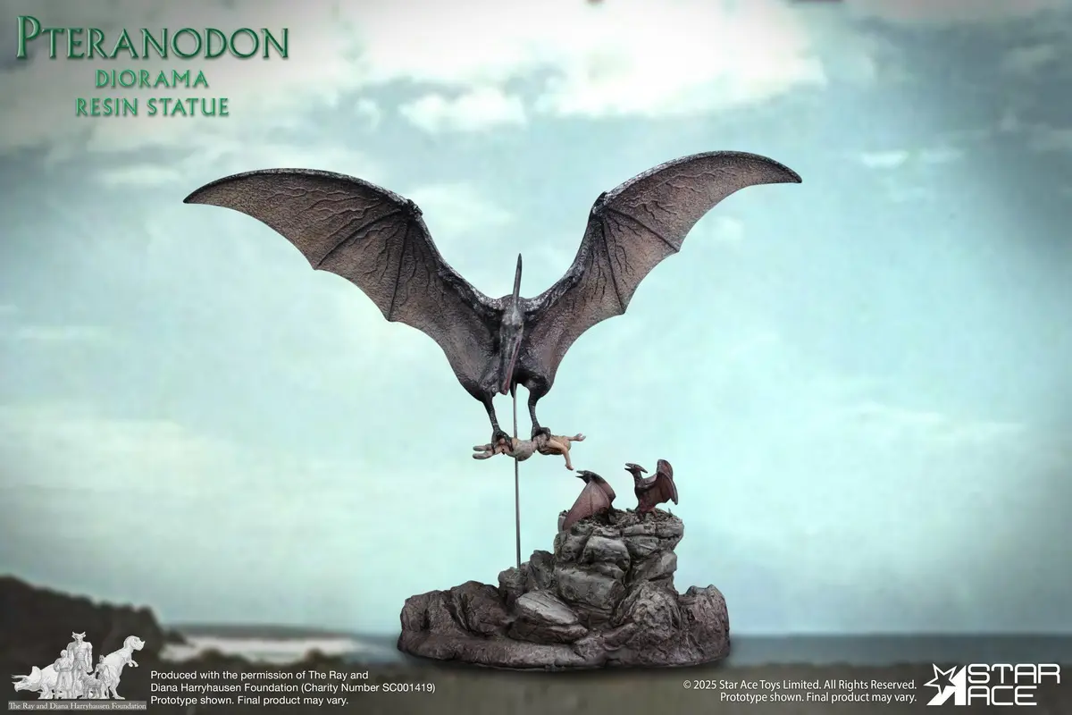 Star Ace Toys - Ray Harryhausen series Pteranodon diorama scene 1/8 scale resin statue SA8065 (Licensed) Statue(GK)